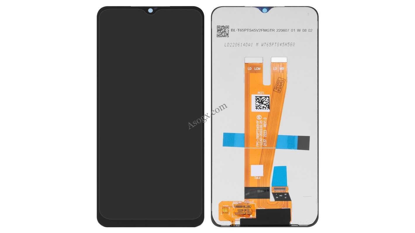 lcd-compatible-with-samsung-a045-galaxy-a04-purple-black-with-frame-original-prc-original-glass